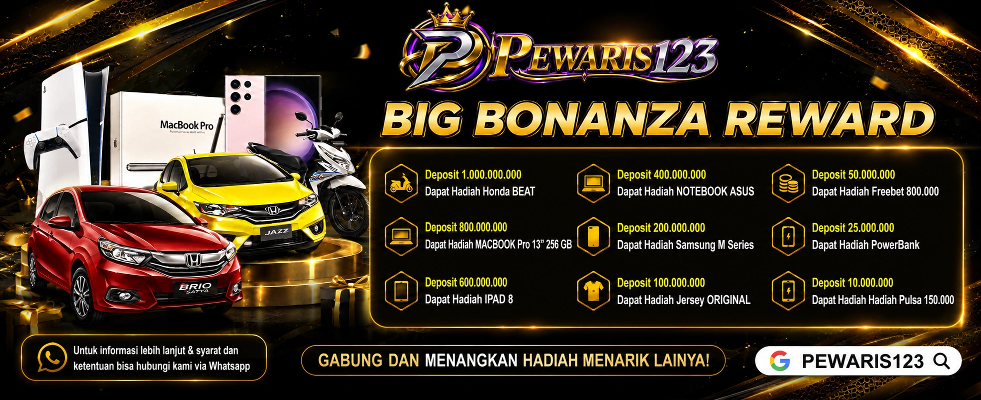 Banner PEWARIS123 5